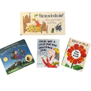 📚CHILDRENS STORYBOOKS 3-CLASSIC BOARD BOOKS AND ONE HARDCOVER BOOK KIDS FAVORITE